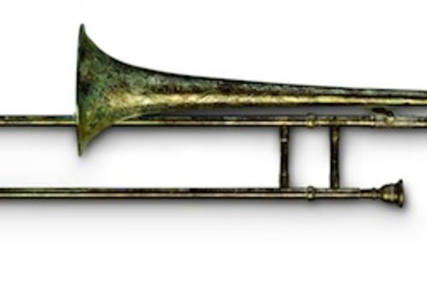 Ancient trombone on sale